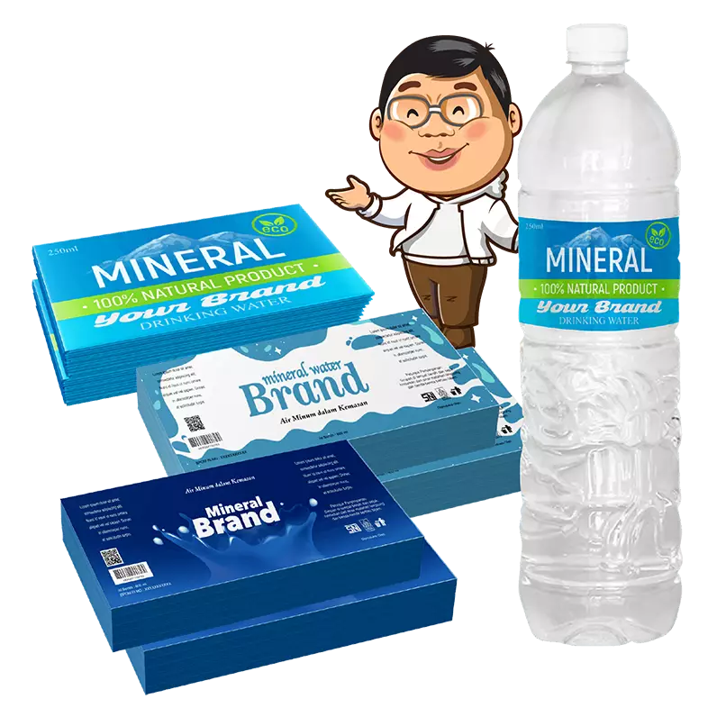 Label OPP berkualitas tinggi untuk kemasan produk dalam produksi massal.