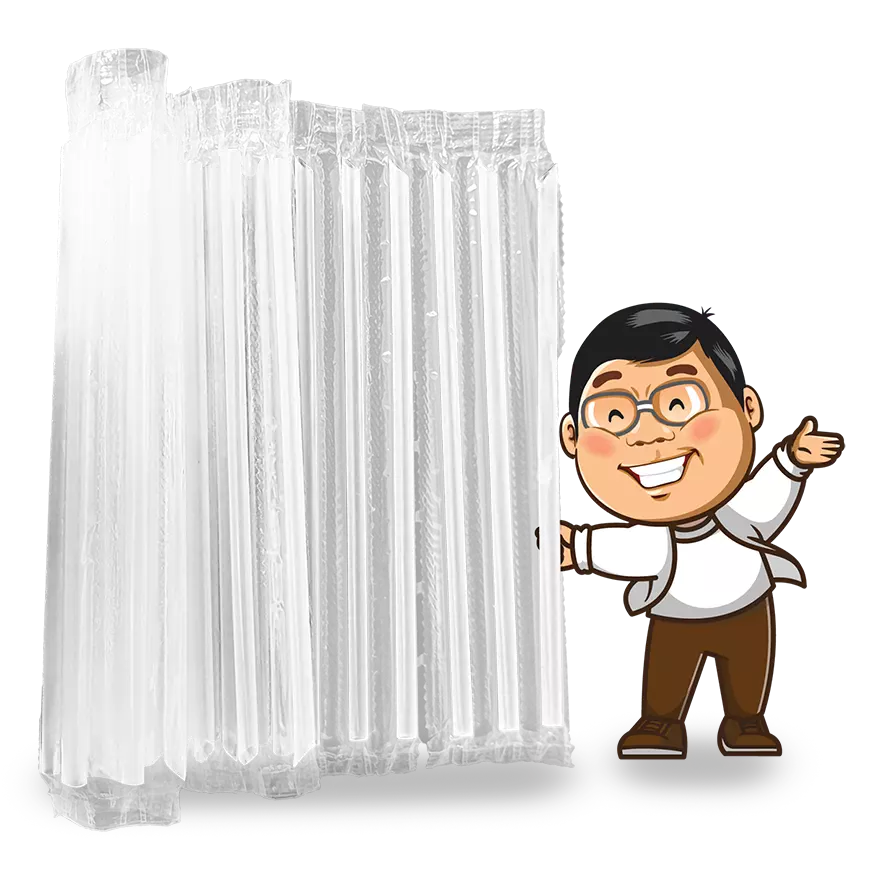 Sedotan AMDK renteng higienis dan praktis untuk air minum dalam kemasan