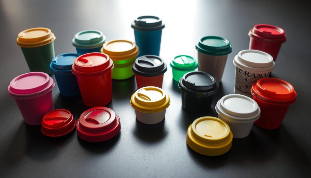 Berbagai jenis lid cup