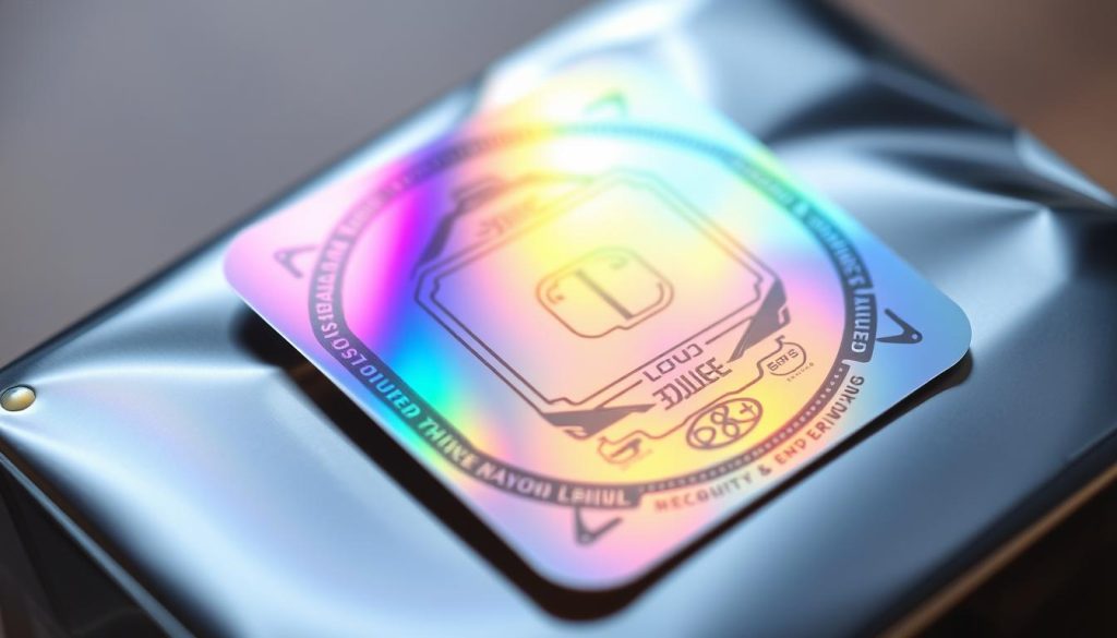 stiker hologram