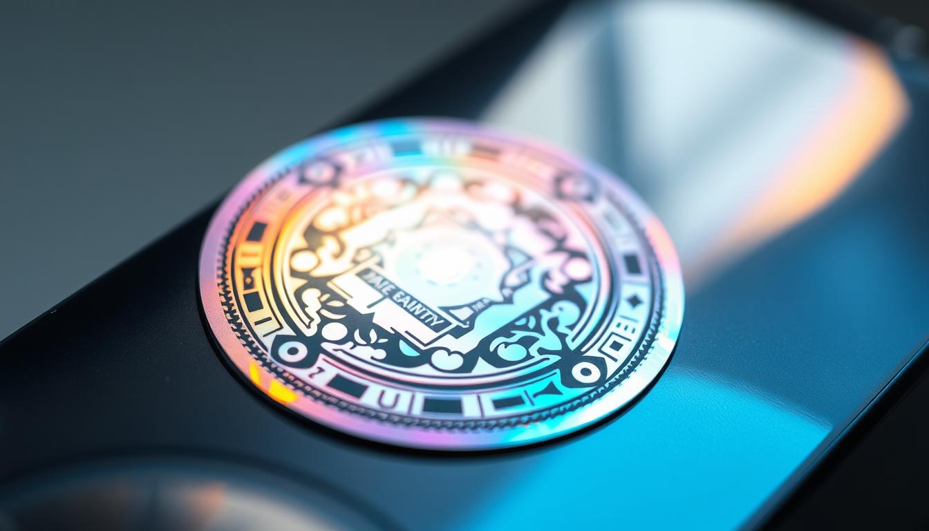 stiker hologram adalah