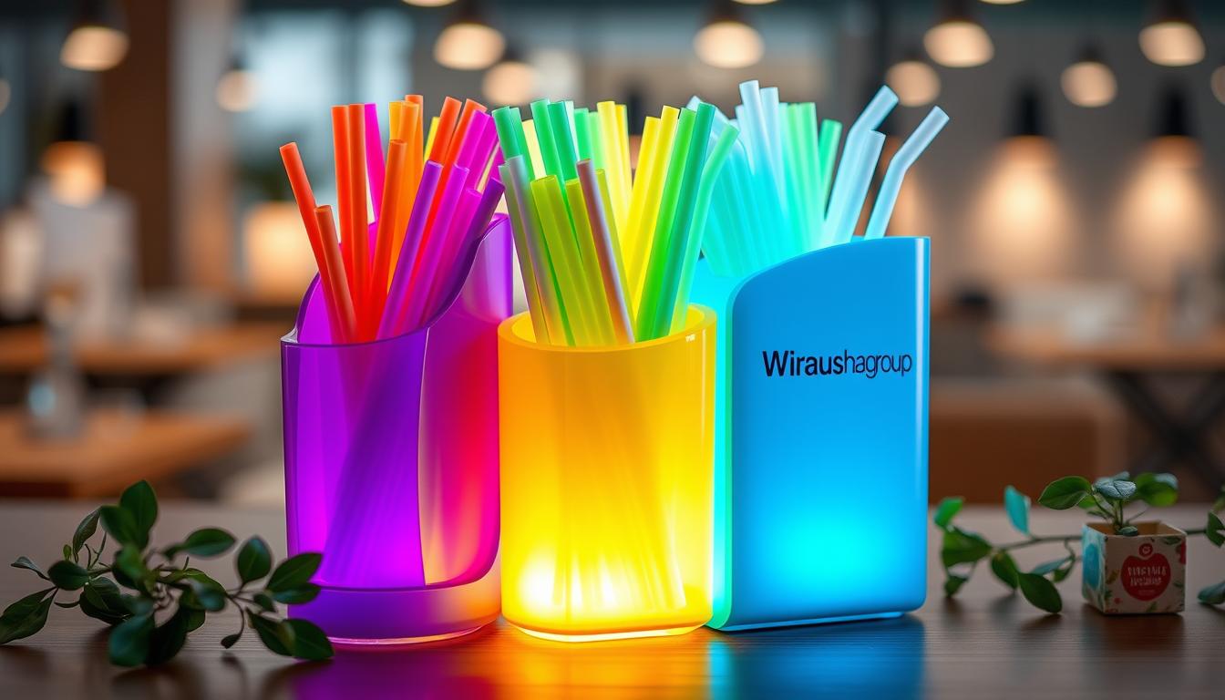 Tempat Sedotan Plastik