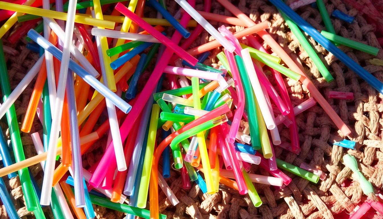 anyaman dari sedotan plastik