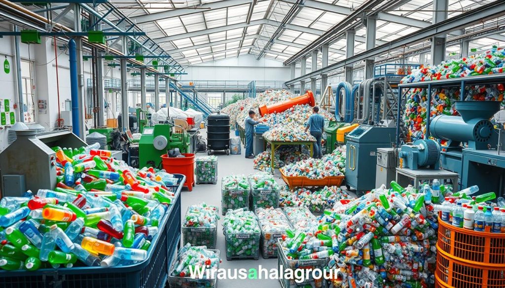 industri daur ulang botol plastik bekas