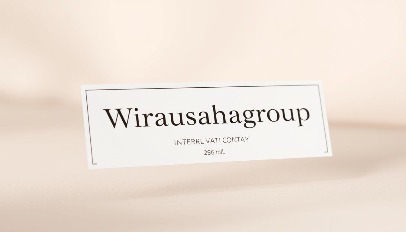 contoh label produk kecantikan