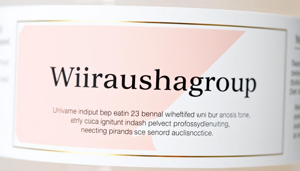 label produk kecantikan
