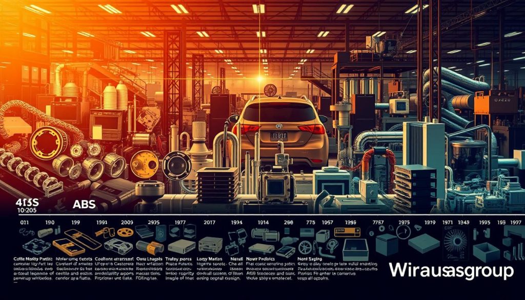 perkembangan historis penggunaan ABS dalam industri