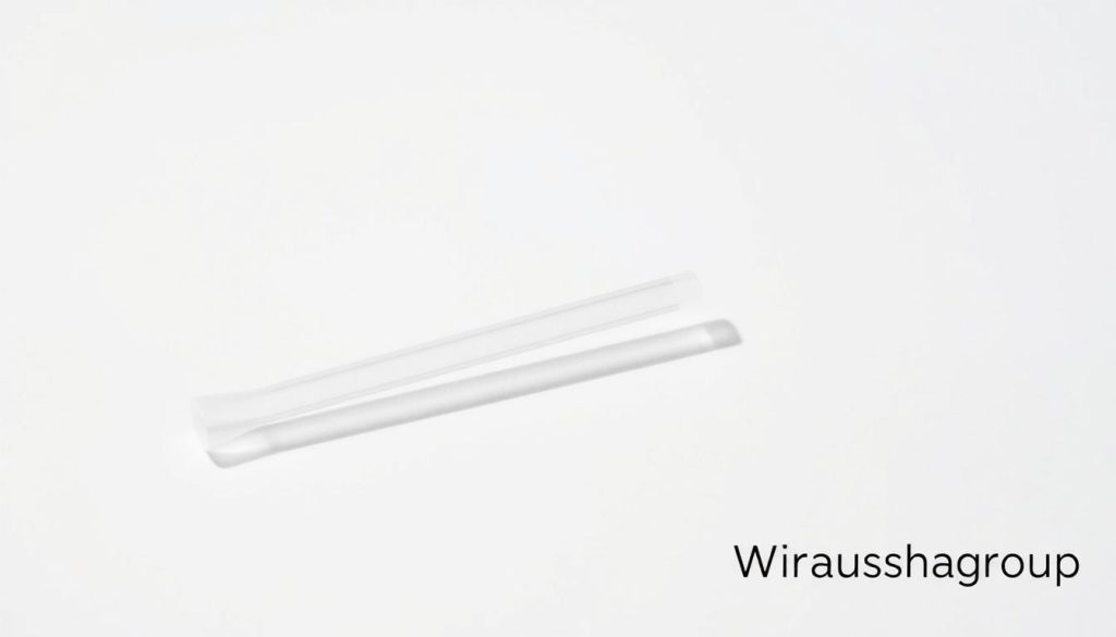 sedotan plastik bening