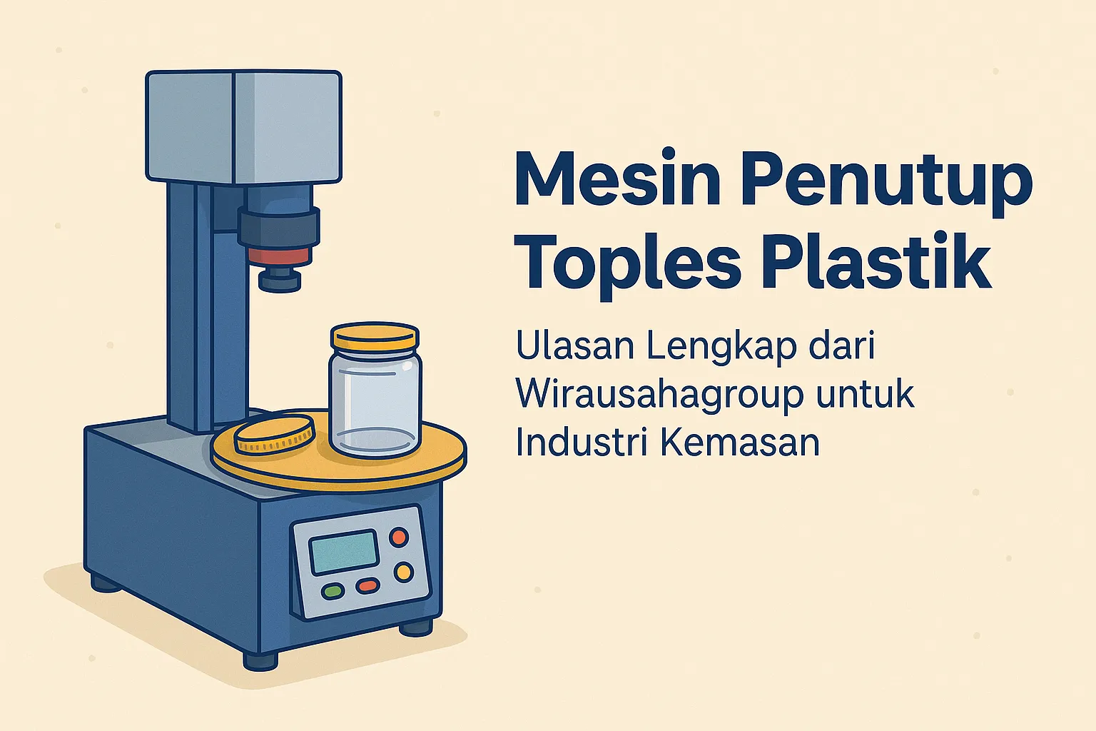 mesin penutup toples plastik
